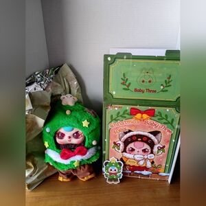 Baby Three 400% Plush Christmas Series Doll Confirmed Tree